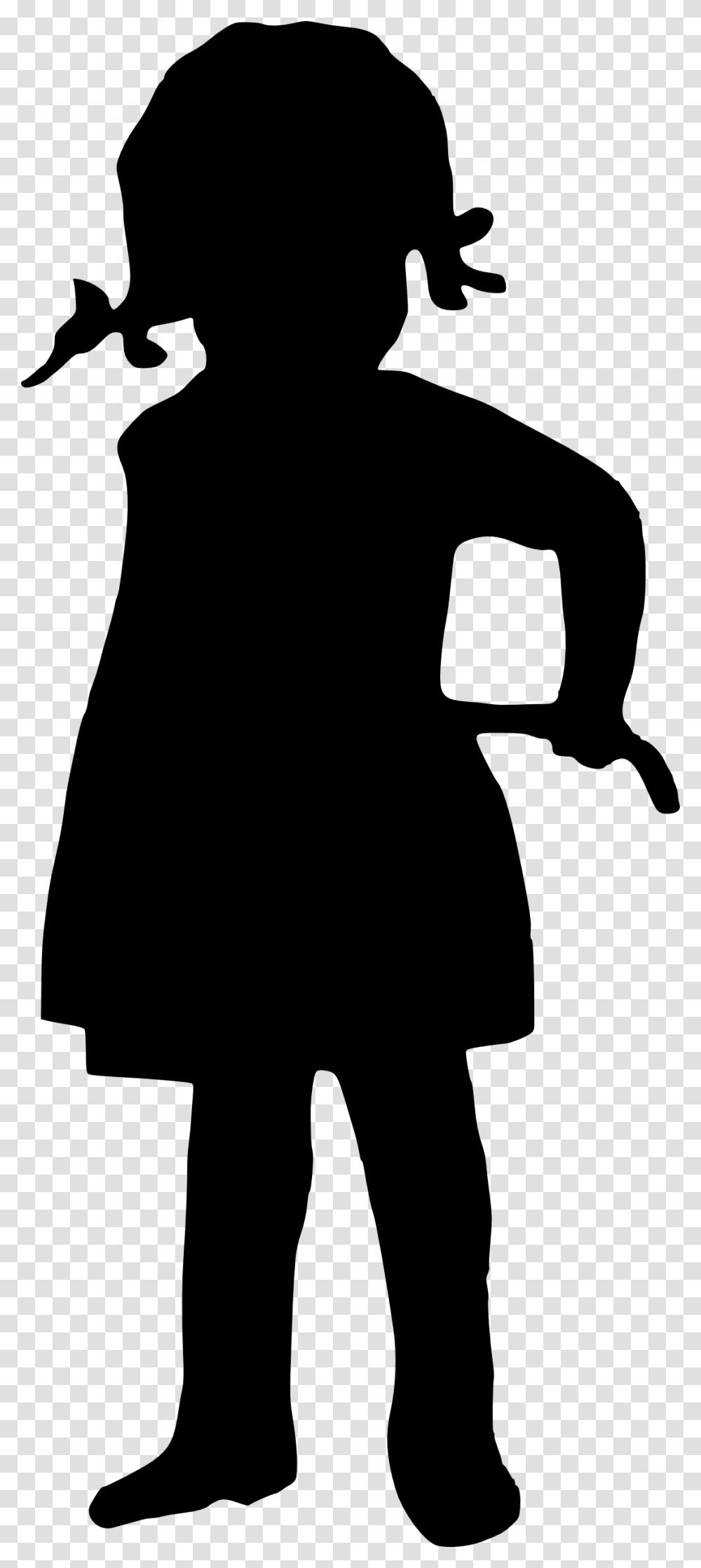 Background Girl Silhouette, Sleeve, Apparel, Person Transparent Png
