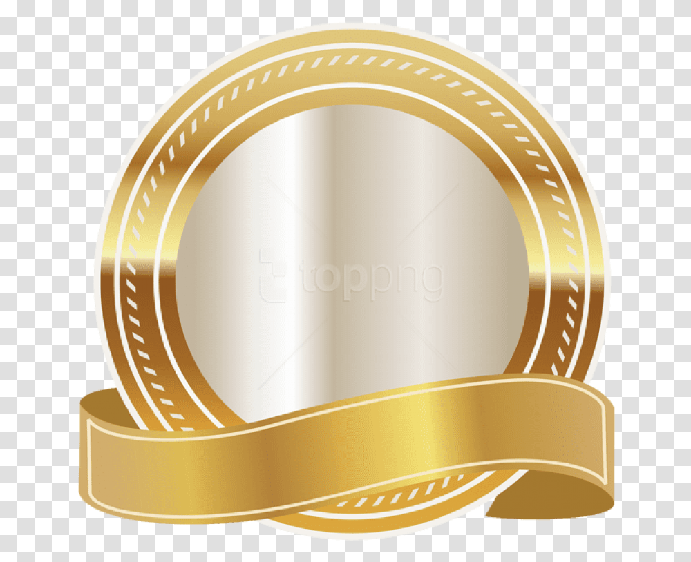 Background Gold Banner, Tape, Trophy, Gold Medal Transparent Png