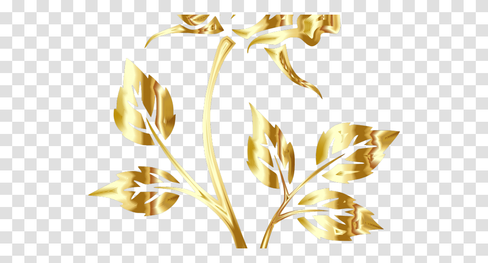 Background Gold Design, Plant, Floral Design Transparent Png