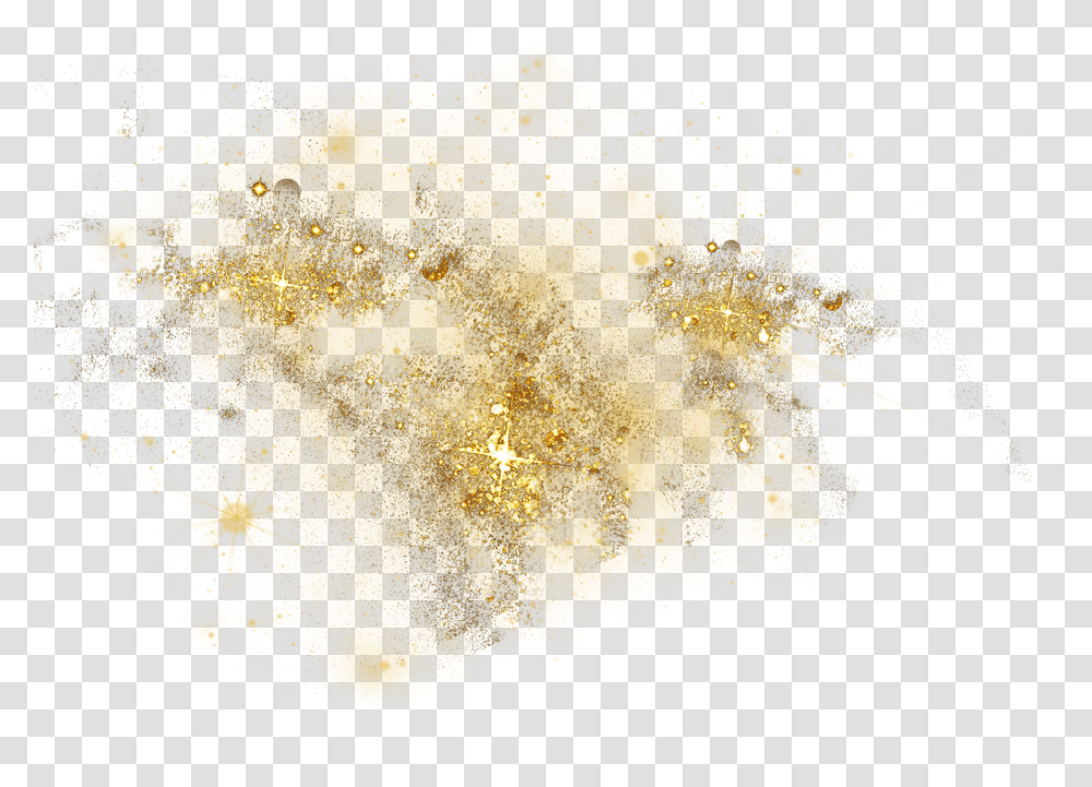 Background Gold Dust, Outdoors, Nature, Fireworks, Night Transparent Png