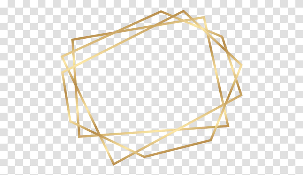 Background Gold Geometric Frame, Bow, Wire, Barbed Wire, Arrow Transparent Png