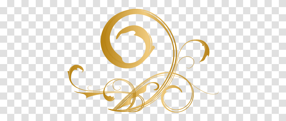 Background Gold Swirls Calligraphy, Text, Graphics, Art, Floral Design Transparent Png