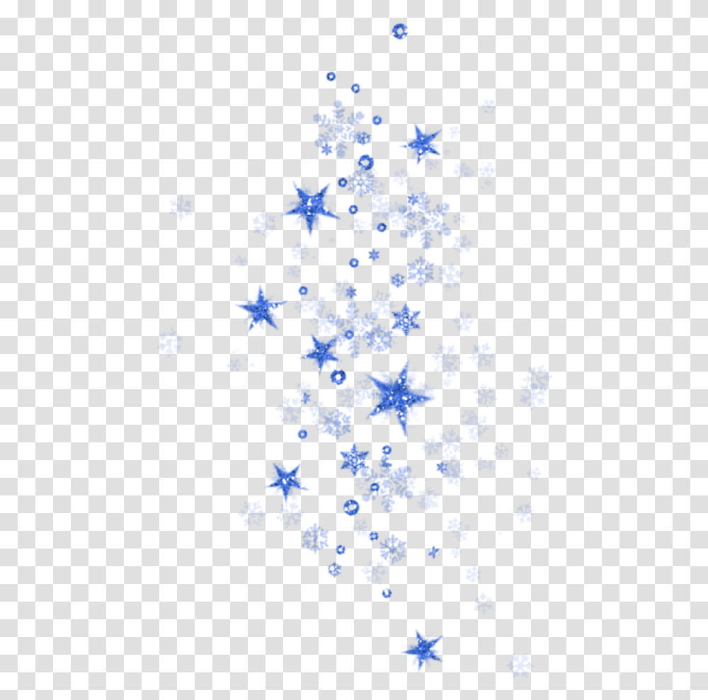 Background Golden Stars, Snowflake, Christmas Tree, Ornament, Plant Transparent Png