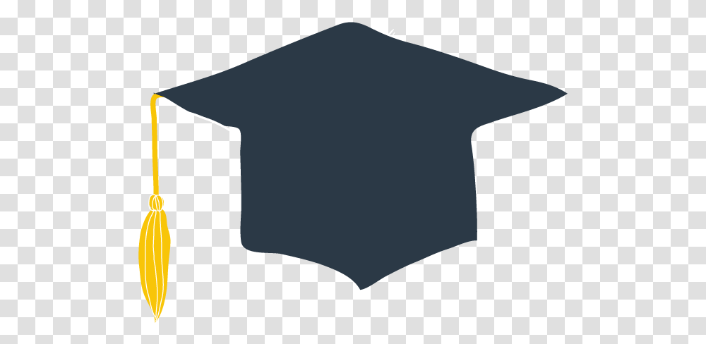 Background Graduation Hat, Silhouette, Label Transparent Png