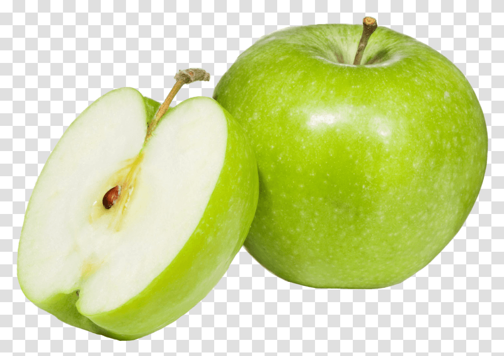 Background Green Apple, Plant, Fruit, Food Transparent Png