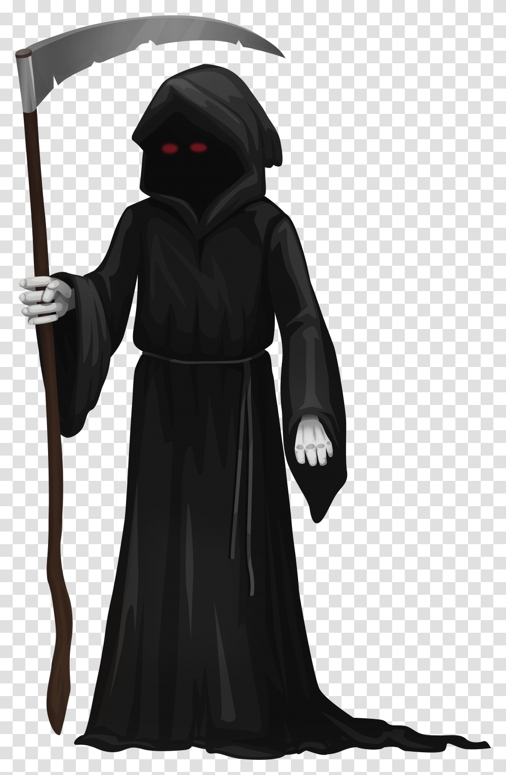 Background Grim Reaper Clipart Grim Reaper, Clothing, Apparel, Costume, Person Transparent Png