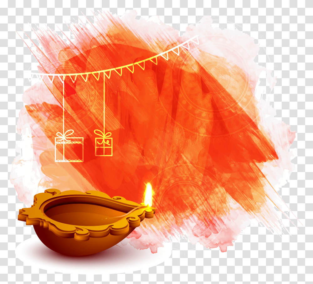 Background Happy Diwali, Modern Art, Fire Transparent Png