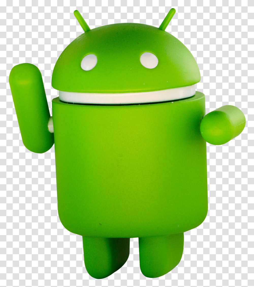 Background Image Android Robot, Toy, Green, Cylinder Transparent Png
