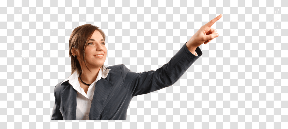 Background Lady Pointing, Person, Sleeve, Teacher Transparent Png