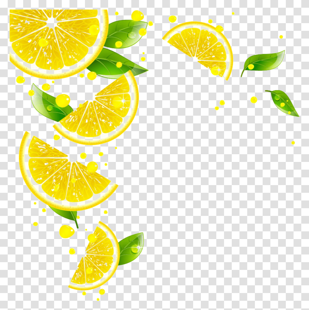 Background Lemon Clipart Background Lemon Slice Lemon, Citrus Fruit, Plant, Food, Lime Transparent Png