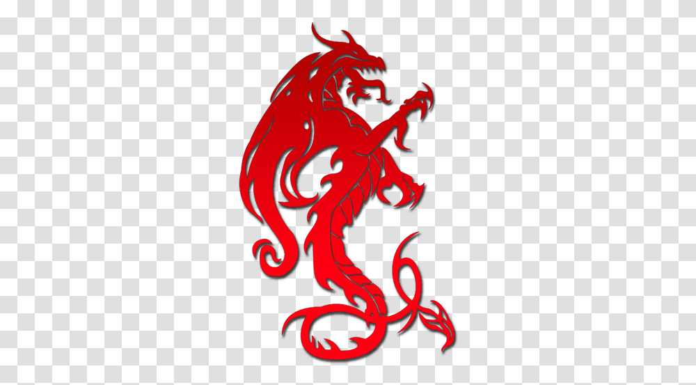 Background Logo Images Red Dragon Symbol, Poster, Advertisement Transparent Png
