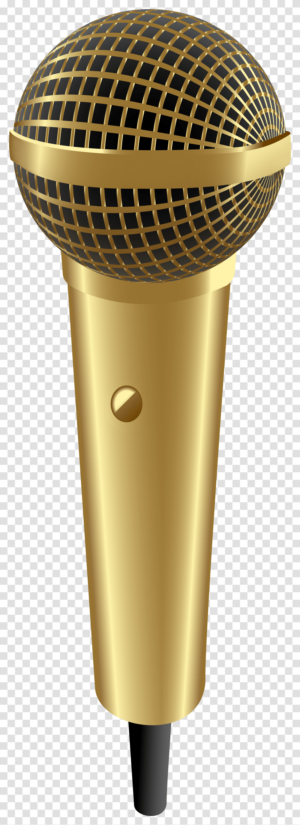 Background Microphone Clipart Gold Microphone Clipart Background Transparent Png