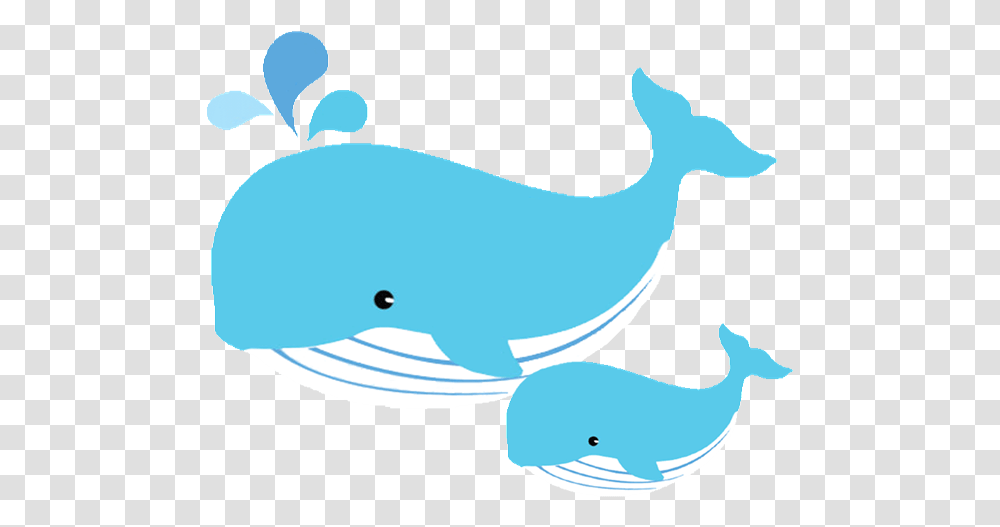 Background Mom And Baby Whale Clipart, Animal, Mammal, Sea Life, Dolphin Transparent Png