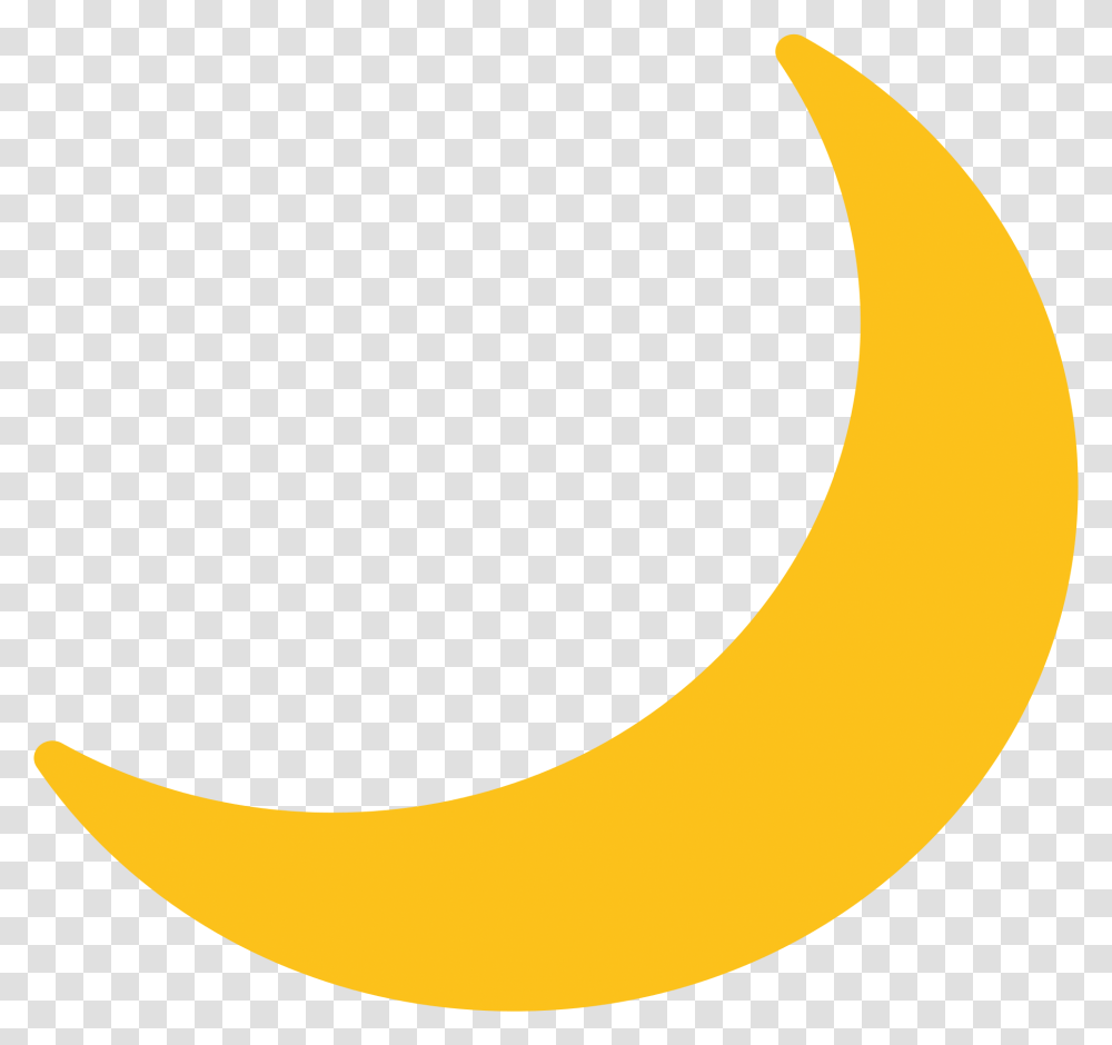 Background Moon Emoji, Banana, Fruit, Plant, Food Transparent Png