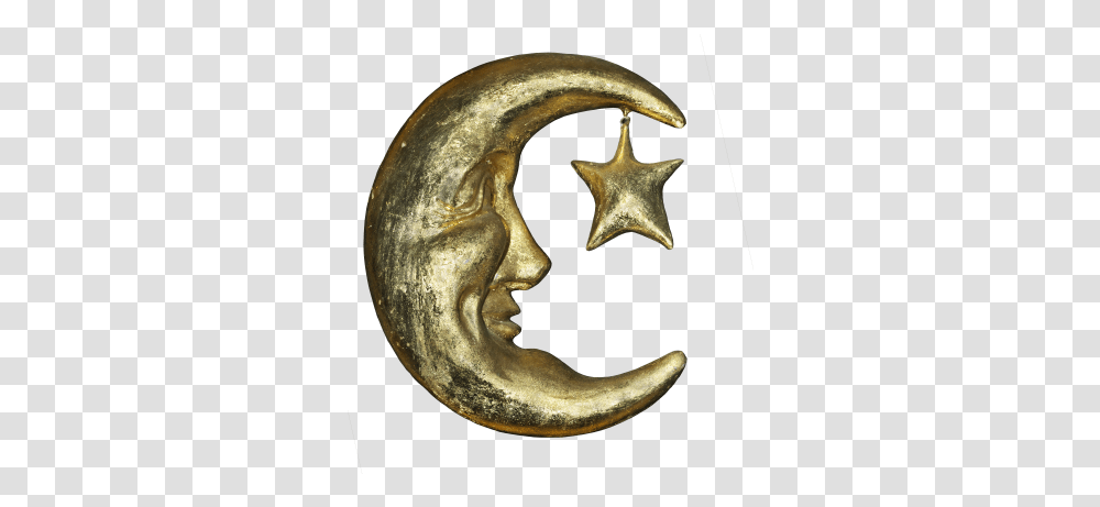 Background Moon Forest Trees Art Deco Moon, Bronze, Brass Section, Musical Instrument, Horn Transparent Png