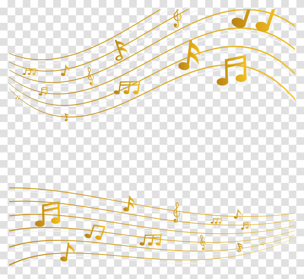 Background Musical Notes, Bow, Light, Construction Crane Transparent Png