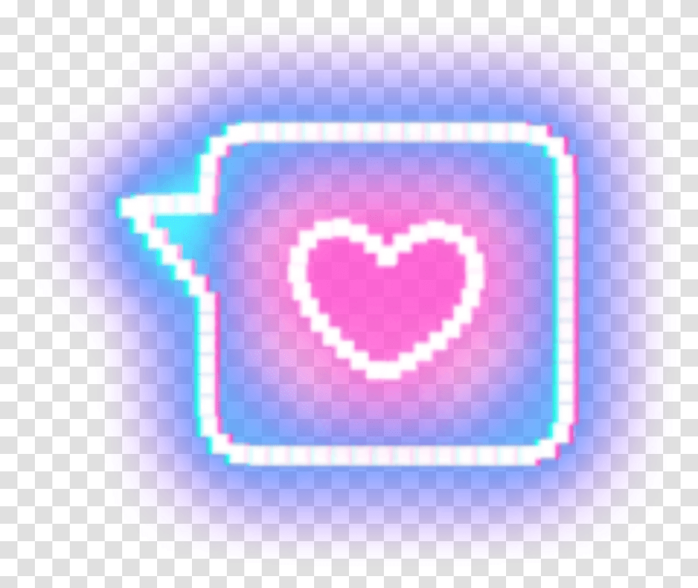 Background Neon Heart, LED, Light, Lighting, Monitor Transparent Png