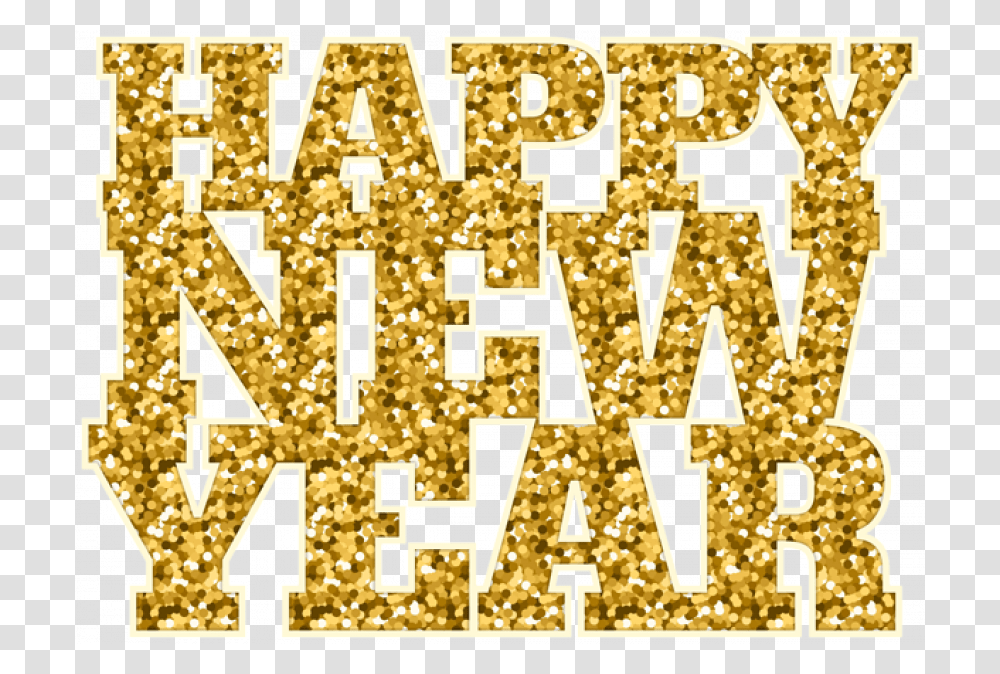 Background New Year, Gold, Light, Glitter Transparent Png