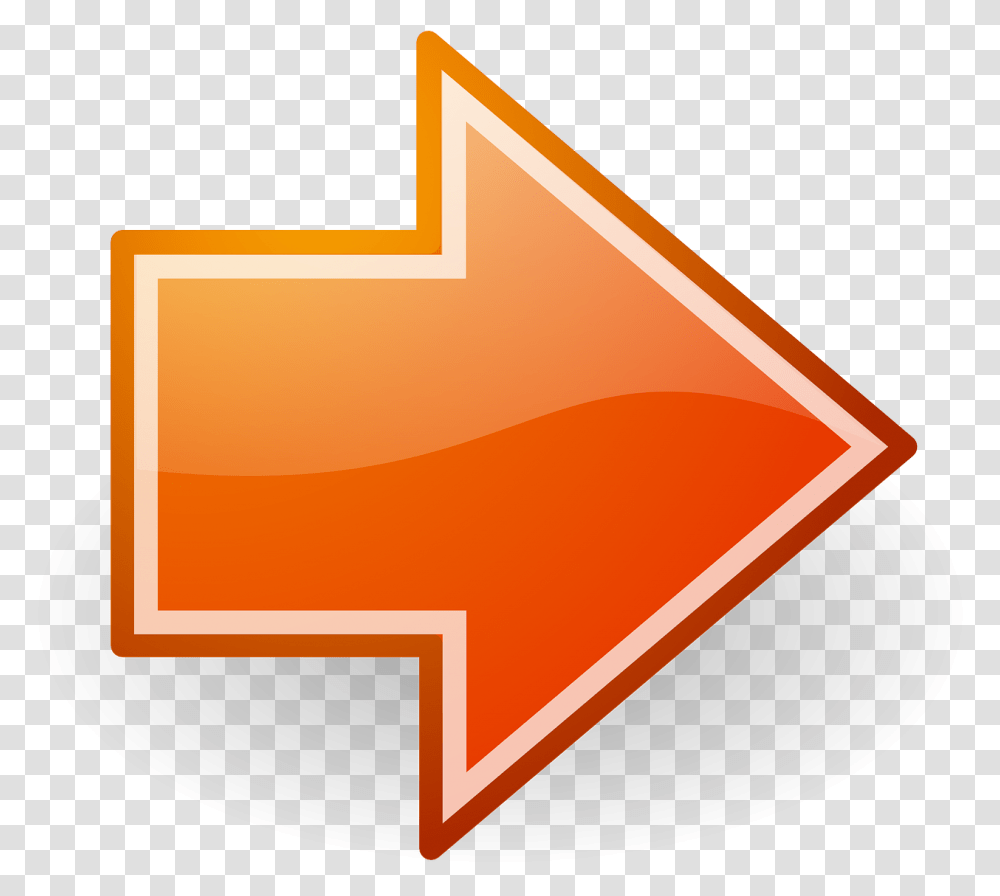 Background Orange Arrow, Triangle, Mailbox, Letterbox Transparent Png