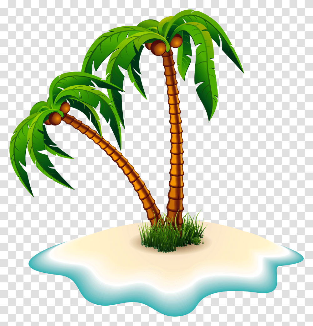 Background Palm Trees Clipart, Dragon, Plant Transparent Png