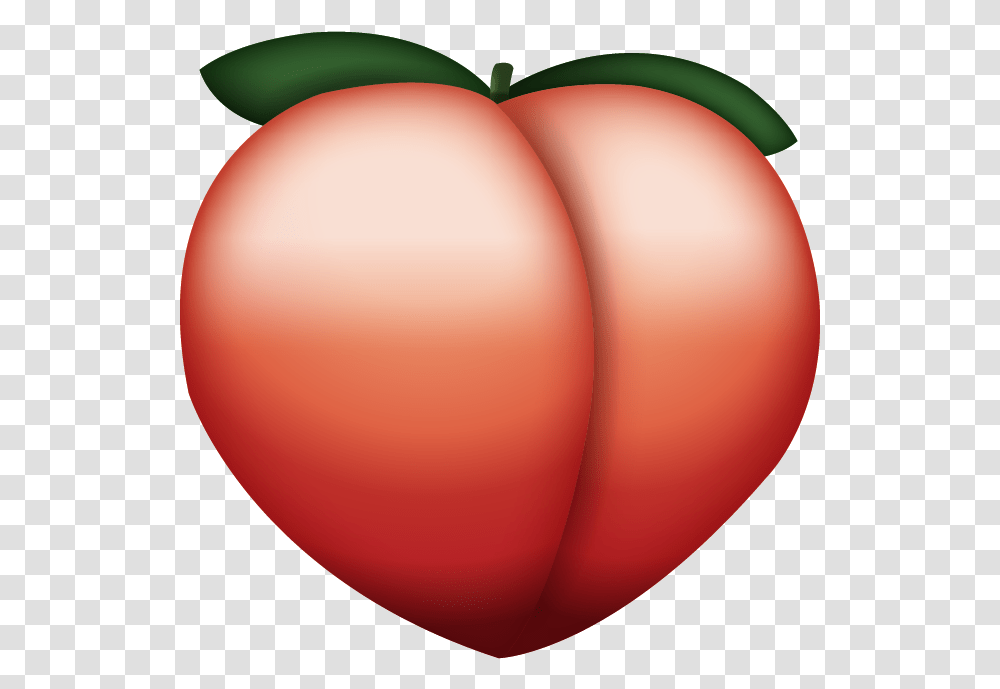 Background Peach Emoji, Balloon, Plant, Fruit, Food Transparent Png