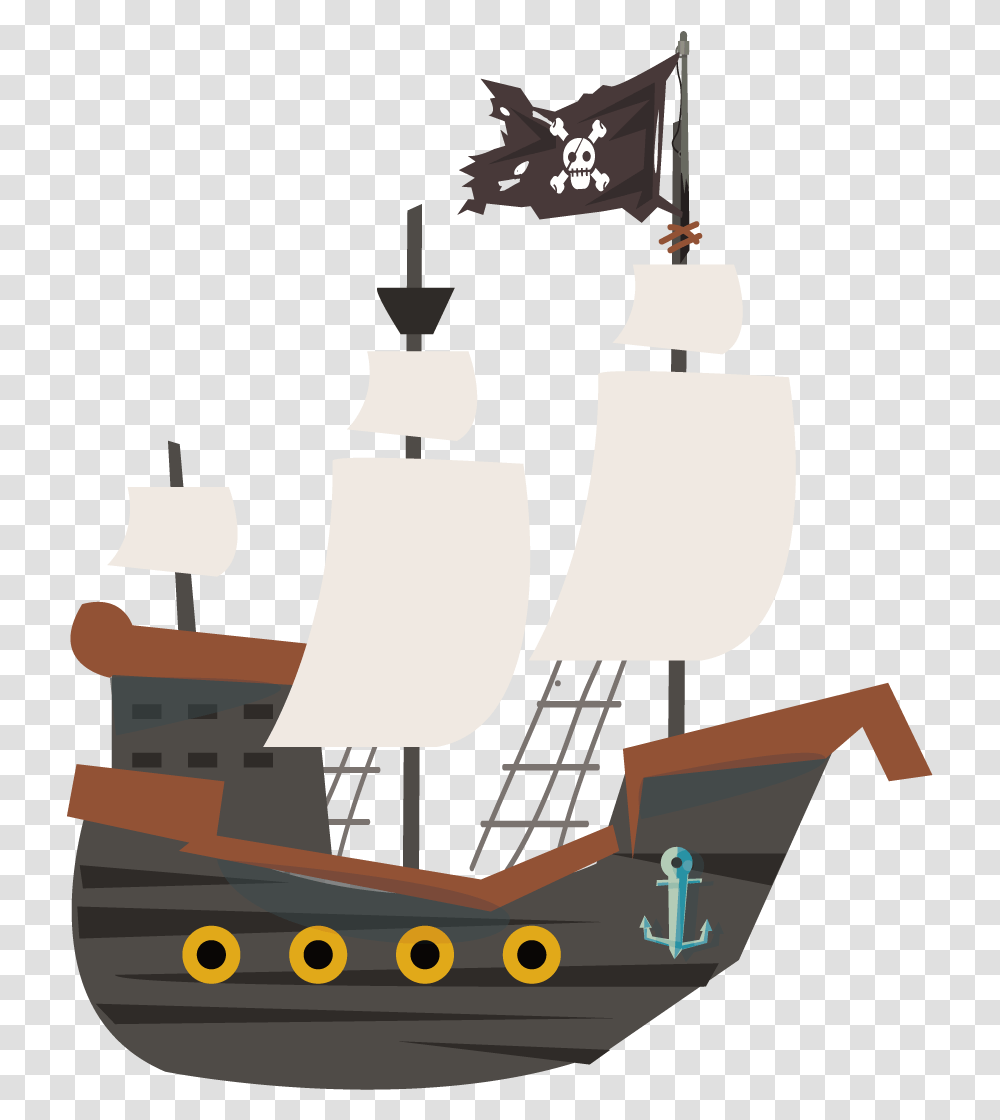 Background Pirate Ship Clipart, Vehicle, Transportation, Tool Transparent Png