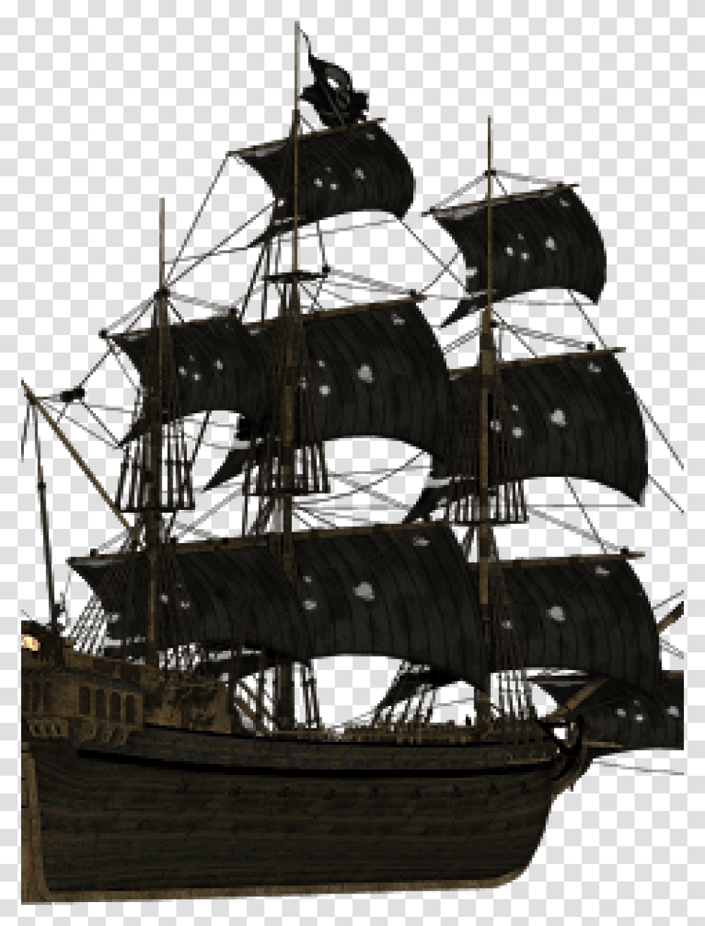 Background Pirate Ship, Watercraft, Vehicle, Transportation, Vessel Transparent Png