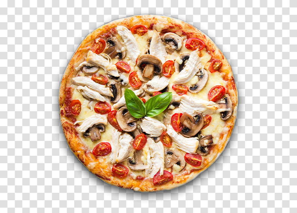 Background Pizza, Food, Dish, Meal, Platter Transparent Png