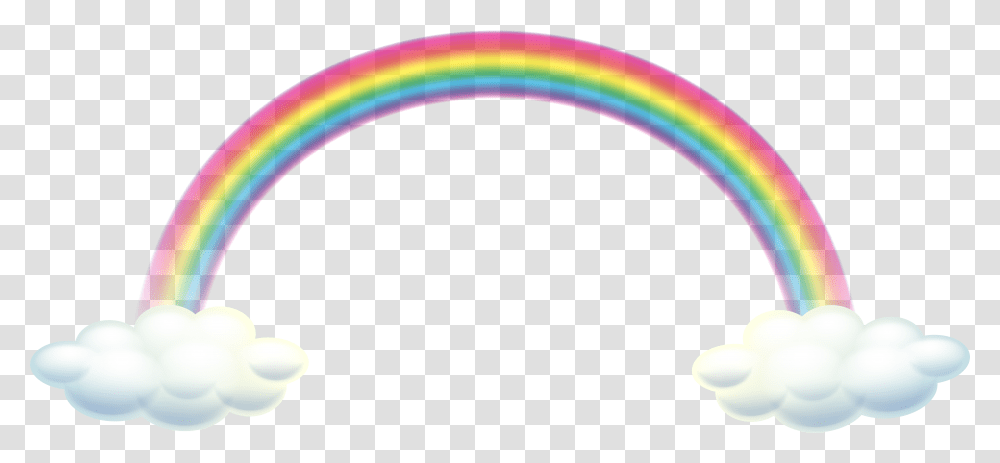 Background Rainbow And Rainbow And Cloud Clipart, Nature, Outdoors, Sky Transparent Png
