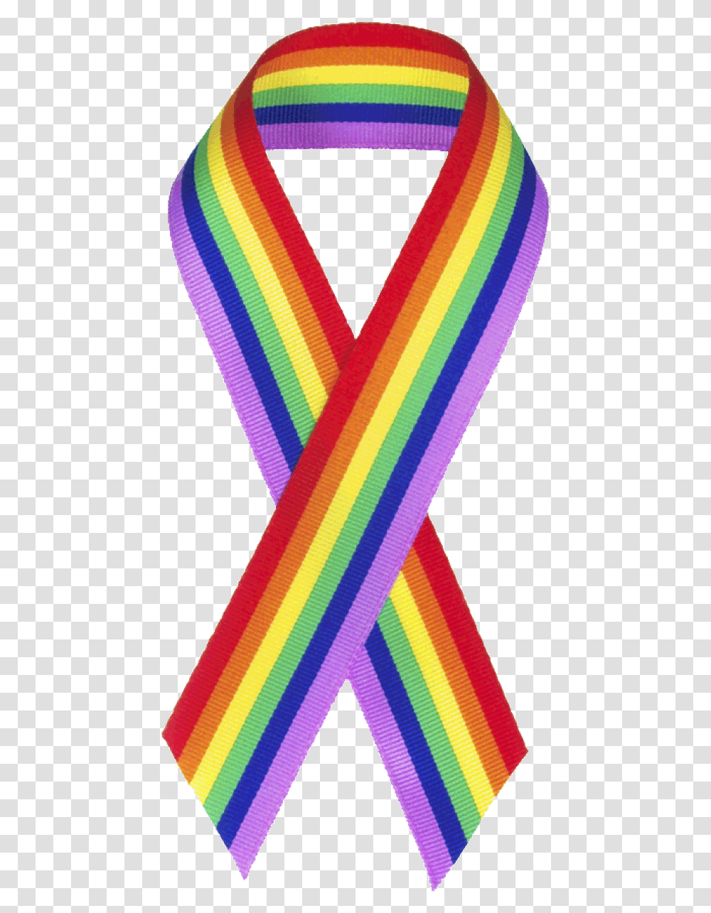 Background Rainbow Ribbon Clipart Rainbow Ribbon Background, Purple, Sash, Rug, Gold Transparent Png
