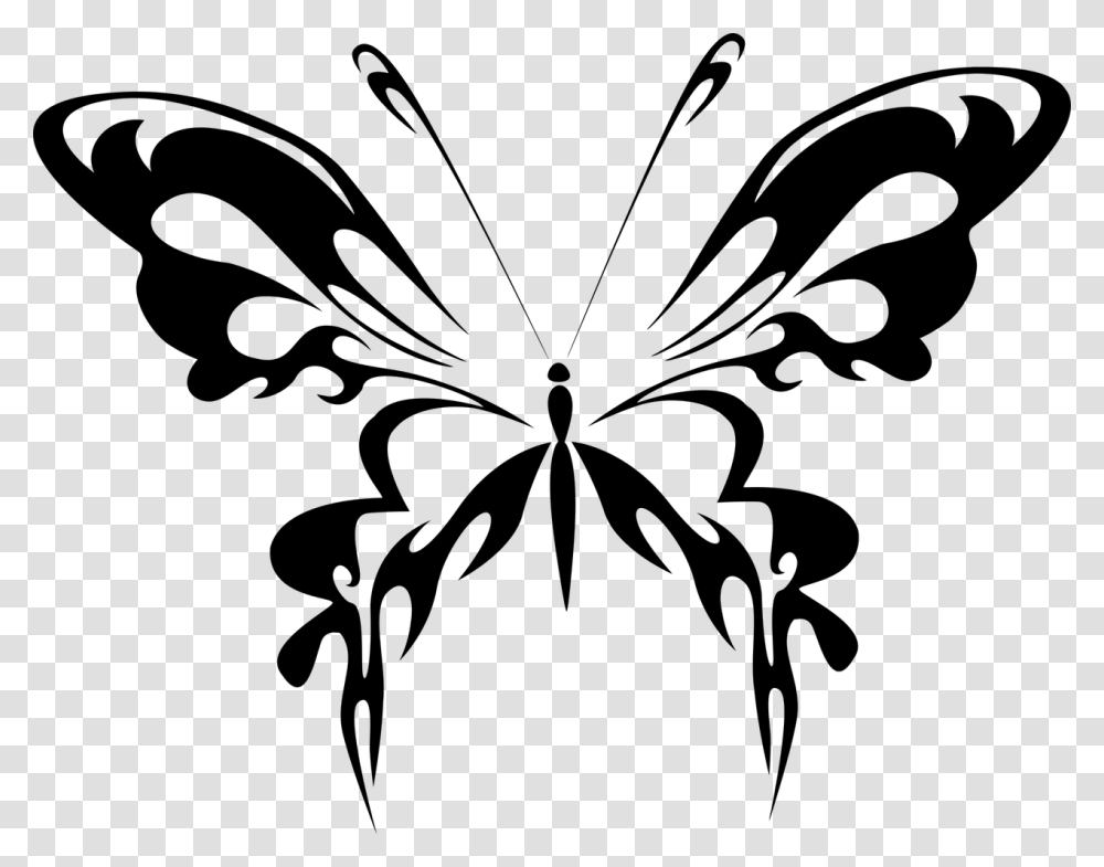 Background Rating Abstract Butterfly Gambar Kupu Kupu Hitam Putih Keren, Gray, World Of Warcraft Transparent Png