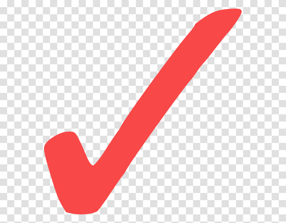 Background Red Check Mark Transparent Png