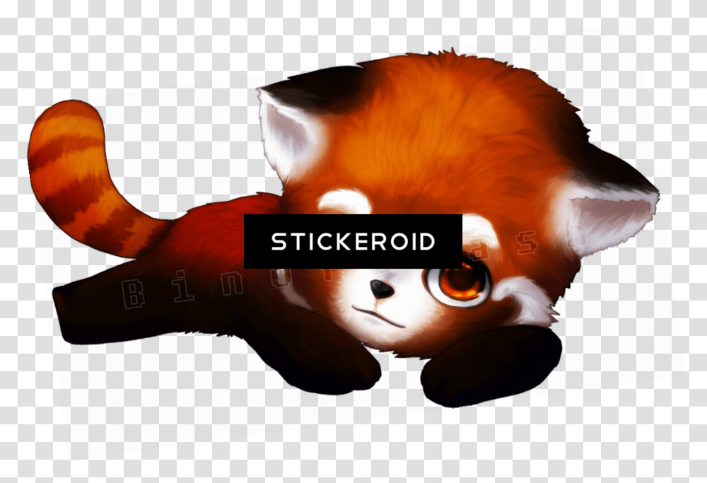 Background Red Panda Emoji Clipart Cute Red Panda Art, Face, Person, Animal, Head Transparent Png