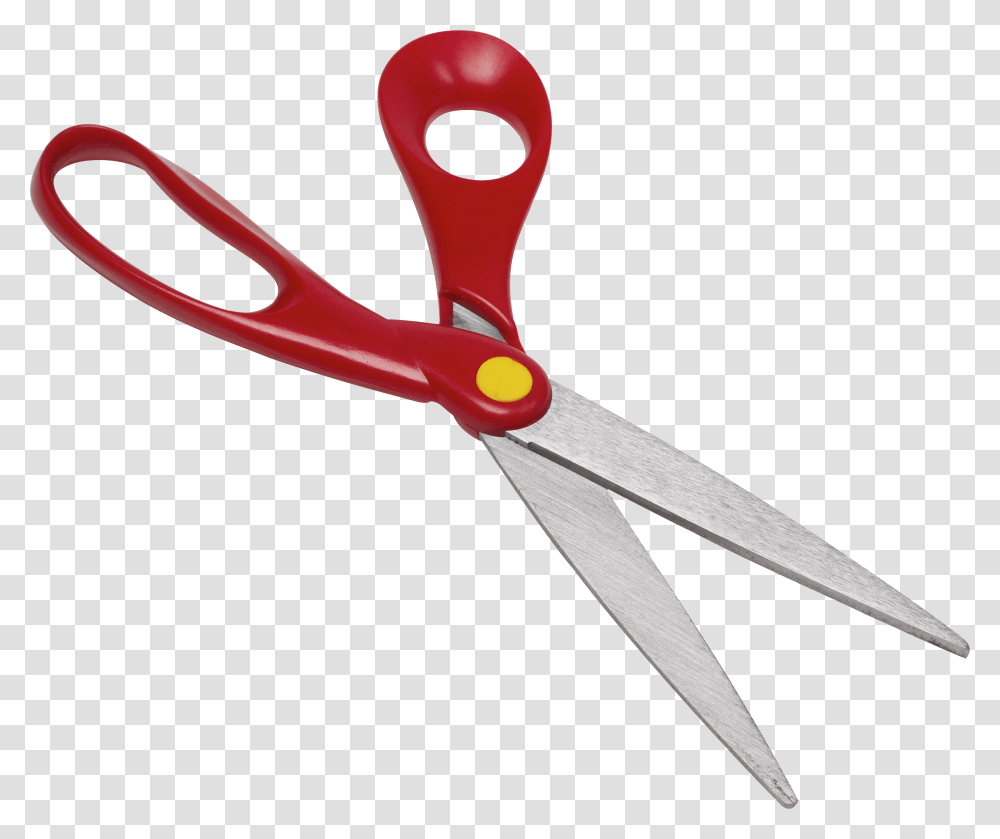 Background Red Scissors, Blade, Weapon, Weaponry, Shears Transparent Png