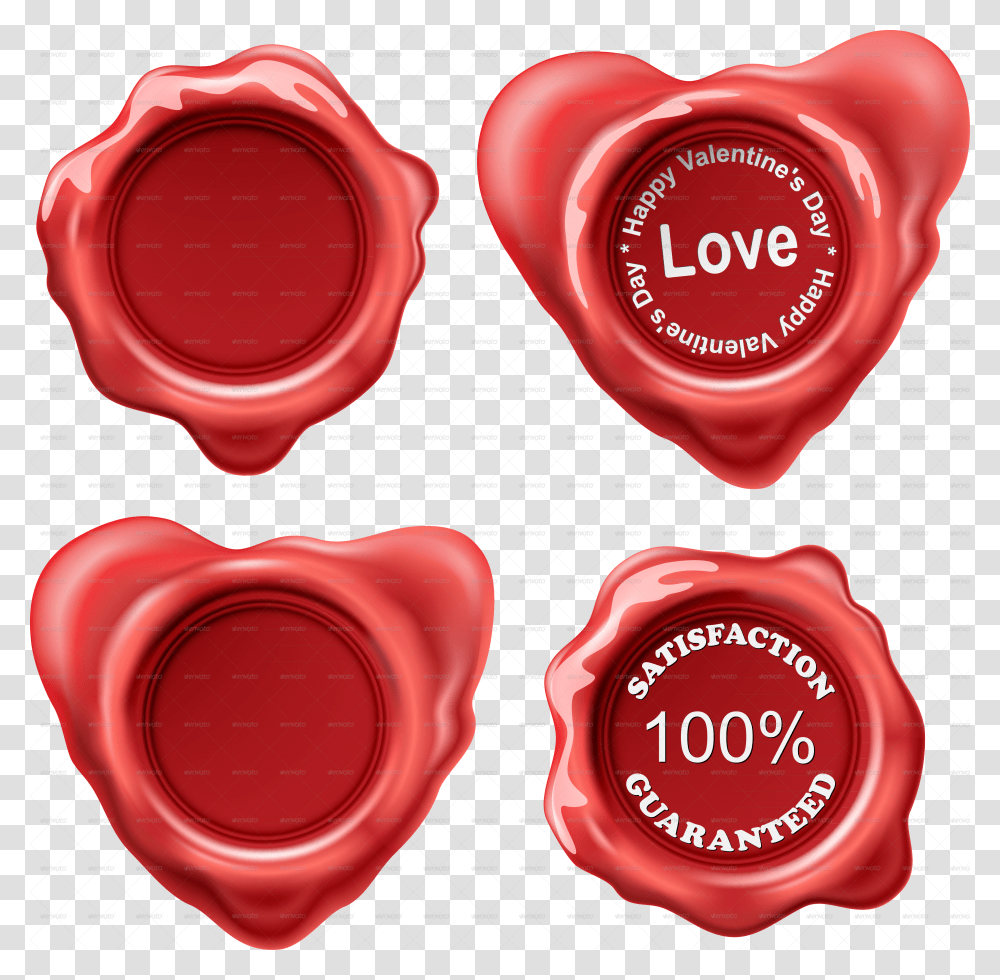 Background Red Wax Seal Transparent Png