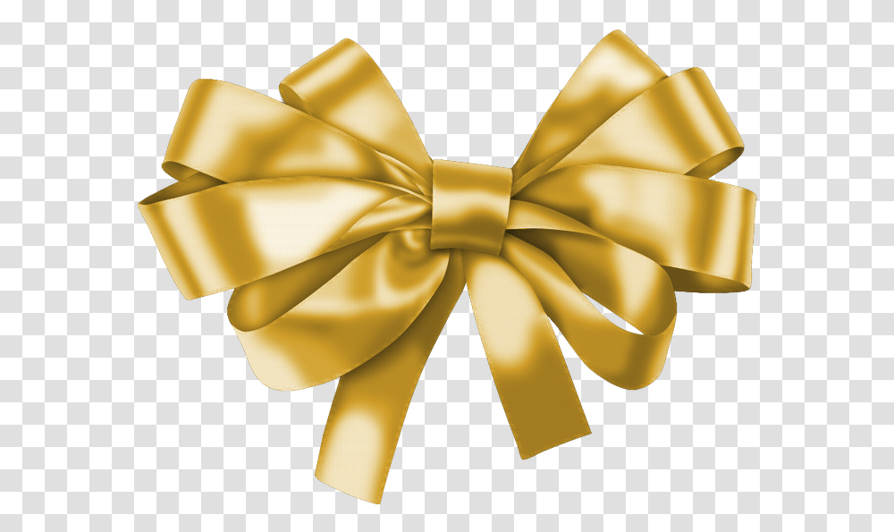 Background Ribbon Bow Gold, Gift, Tie, Accessories, Accessory Transparent Png