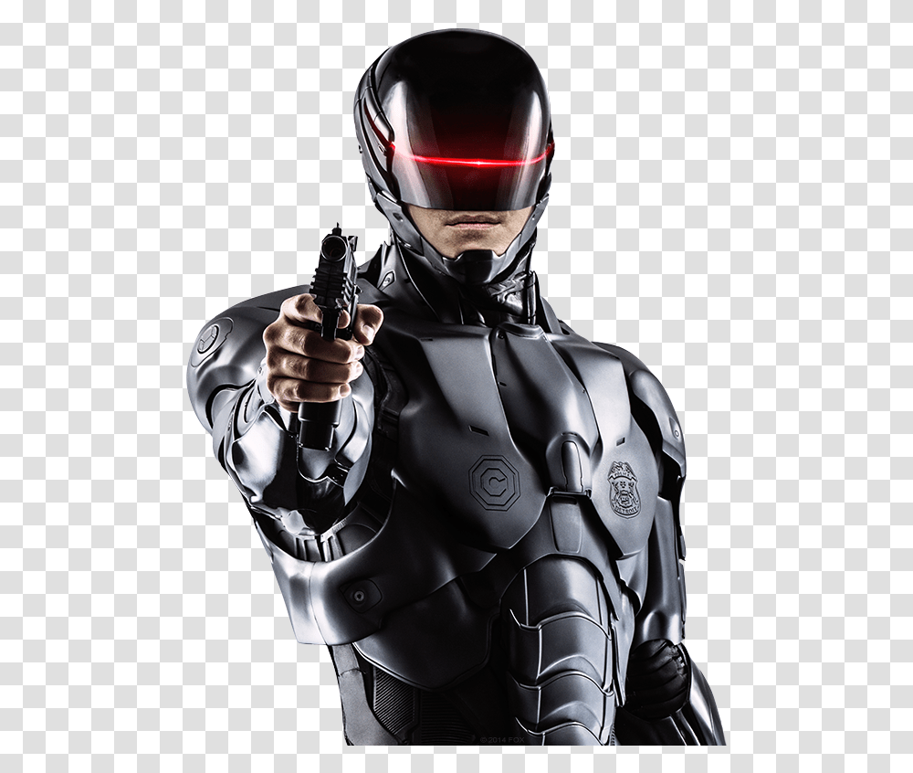 Background Robocop Robocop, Helmet, Apparel, Person Transparent Png
