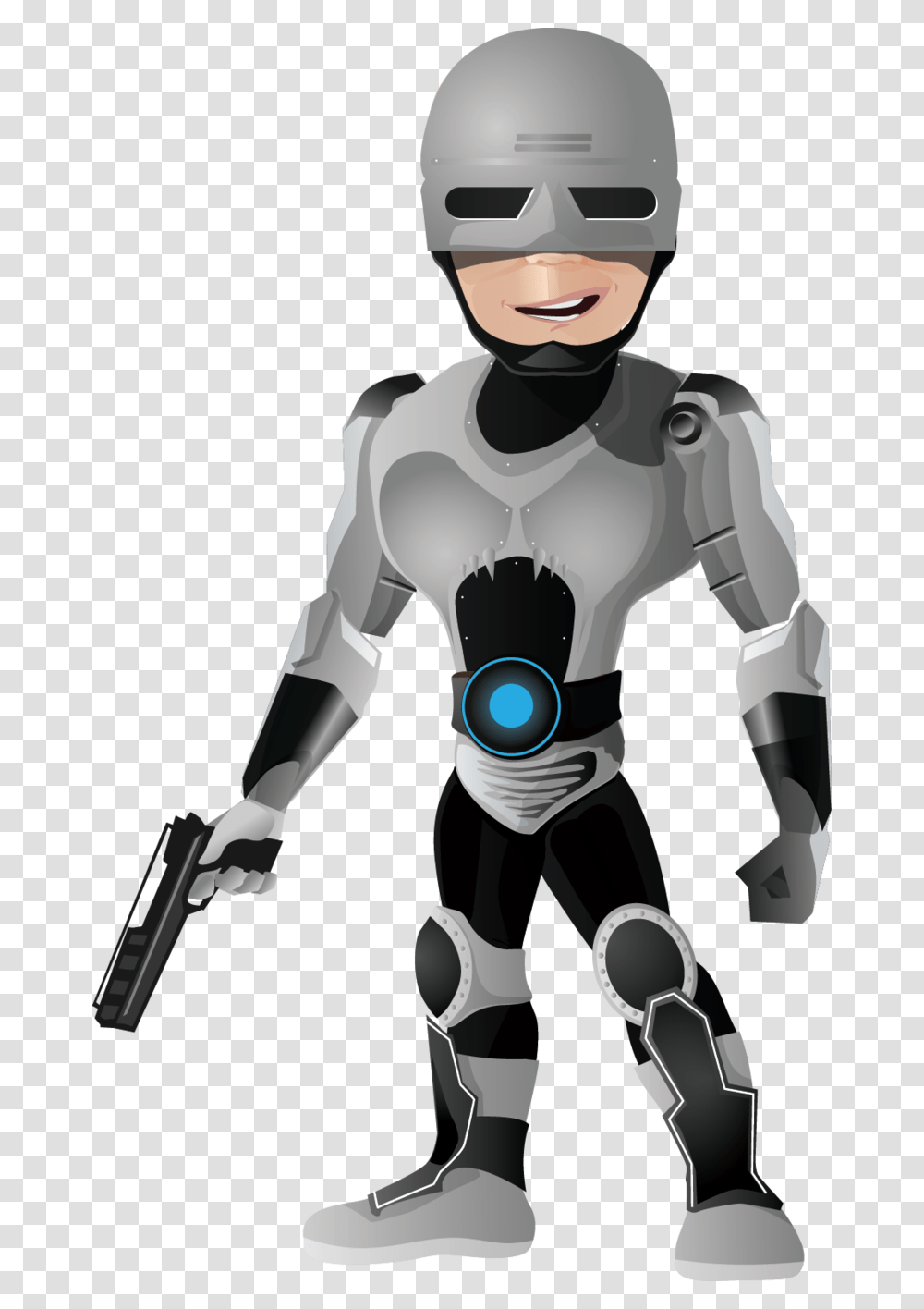 Background Robocop Superhero Vector Character, Toy, Robot, Helmet Transparent Png