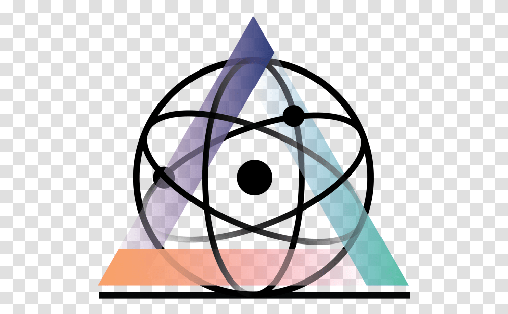 Background Science Logo Cosmos Crypto Icon Free, Triangle, Tent Transparent Png