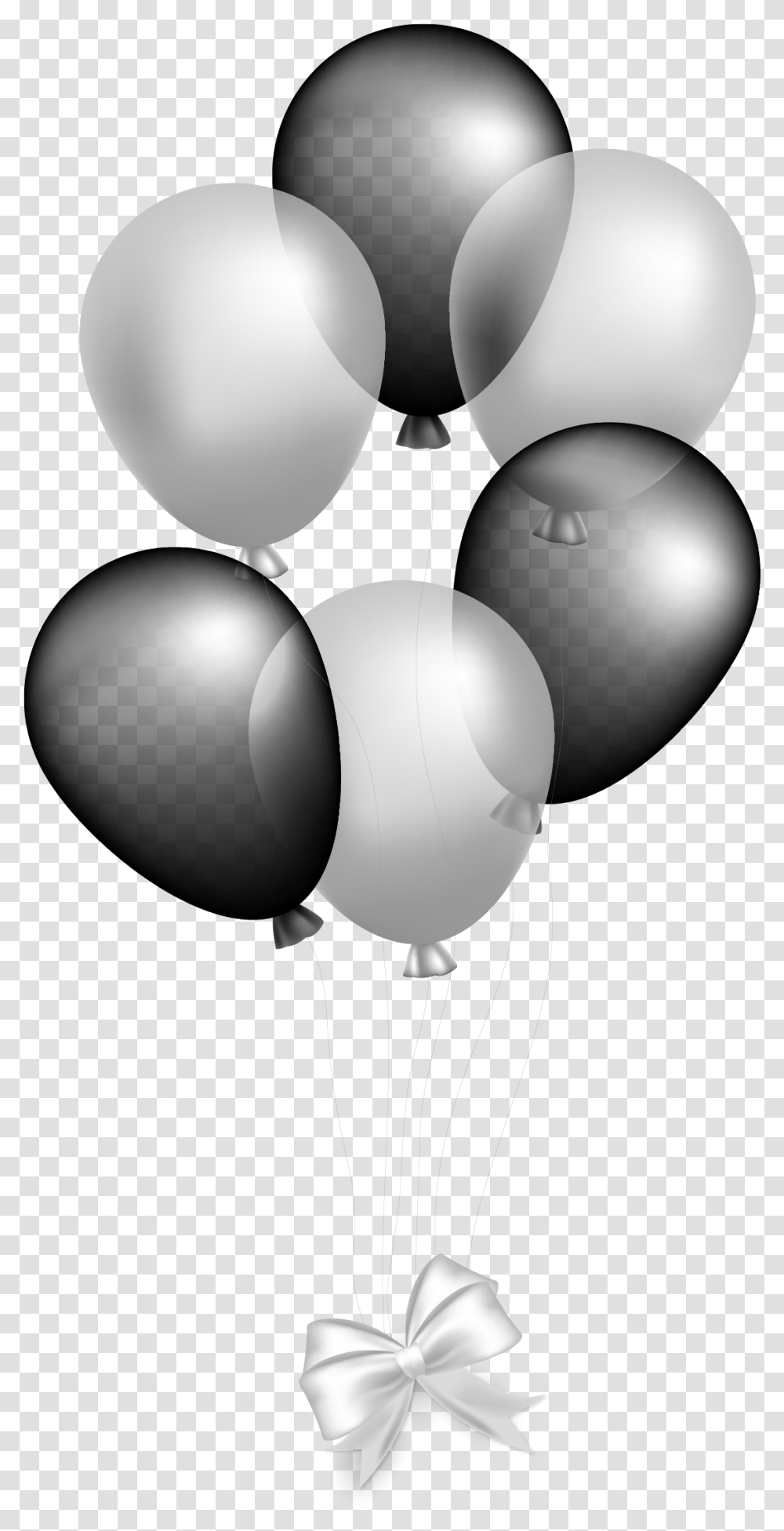 Background Silver Balloons Transparent Png