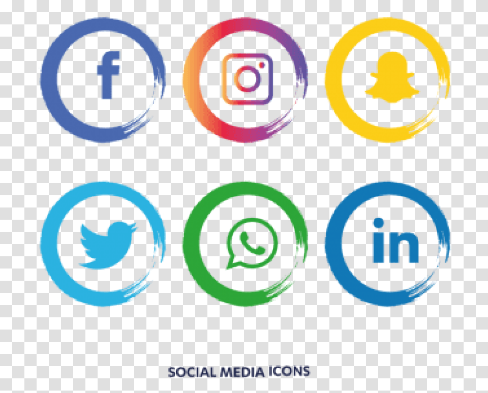 Background Social Media Icons, Number, Alphabet Transparent Png