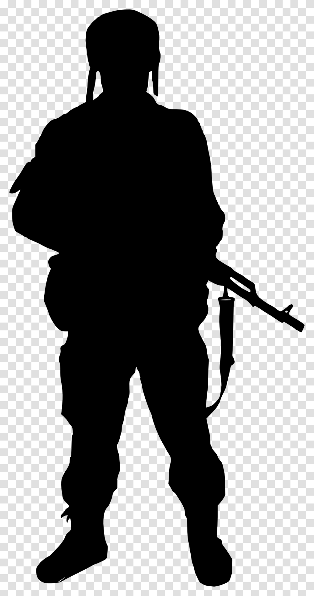 Background Soldier Silhouette, Person, Human, Ninja, Hoodie Transparent Png