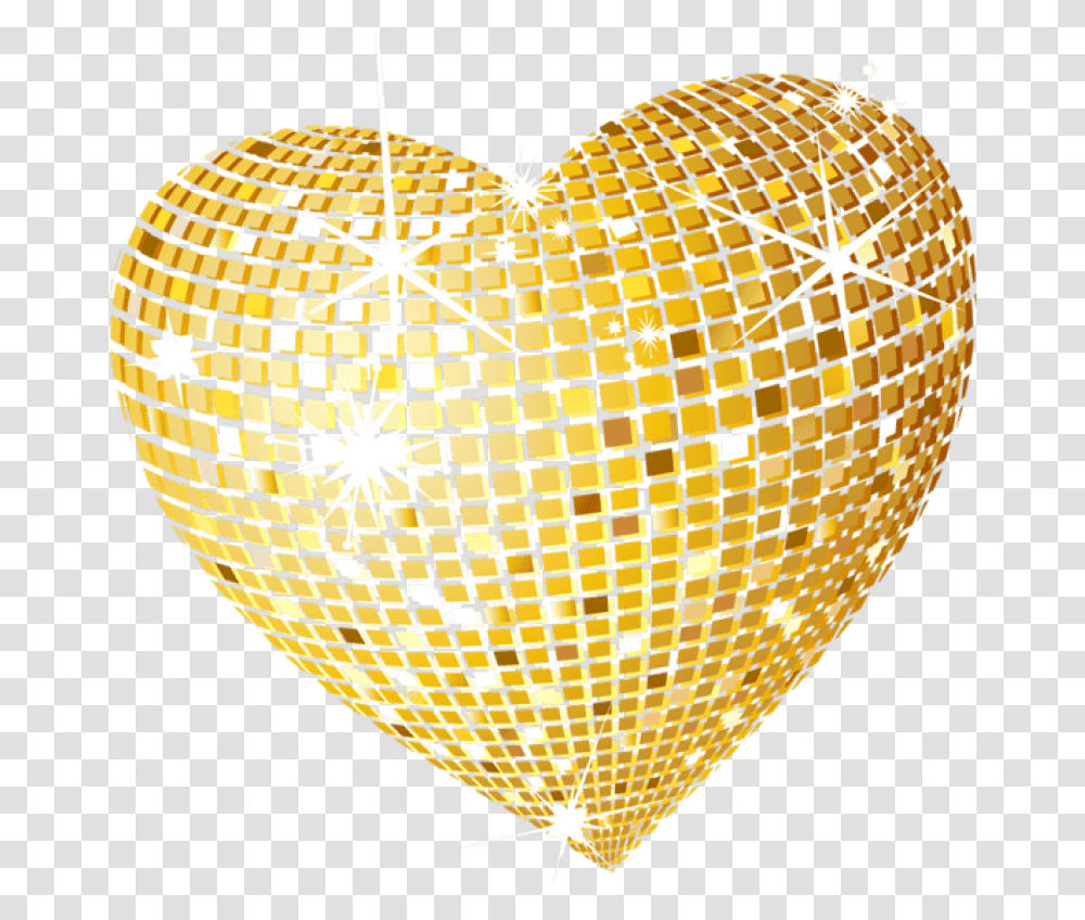 Background Sparkle Heart, Lamp, Sphere, Lighting, Gold Transparent Png