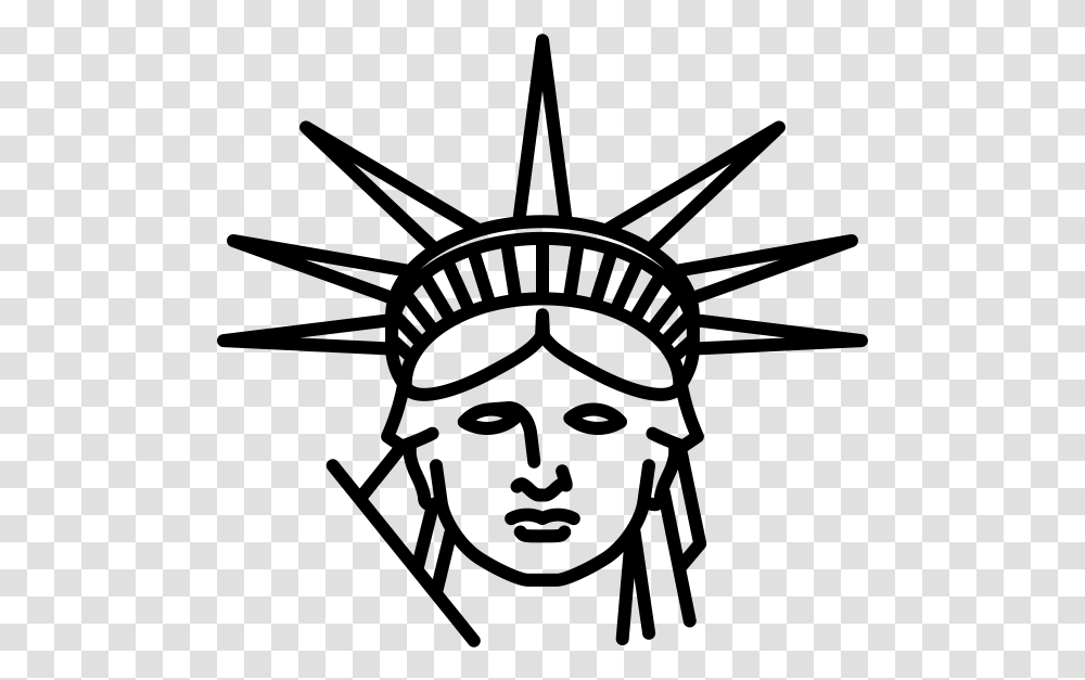 Background Statue Of Liberty Silhouette, Gray, World Of Warcraft Transparent Png