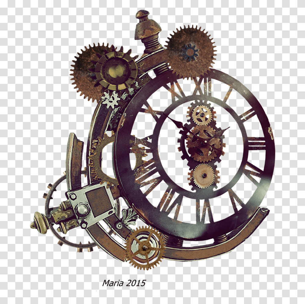 Background Steampunk, Machine, Gear, Wheel, Spoke Transparent Png