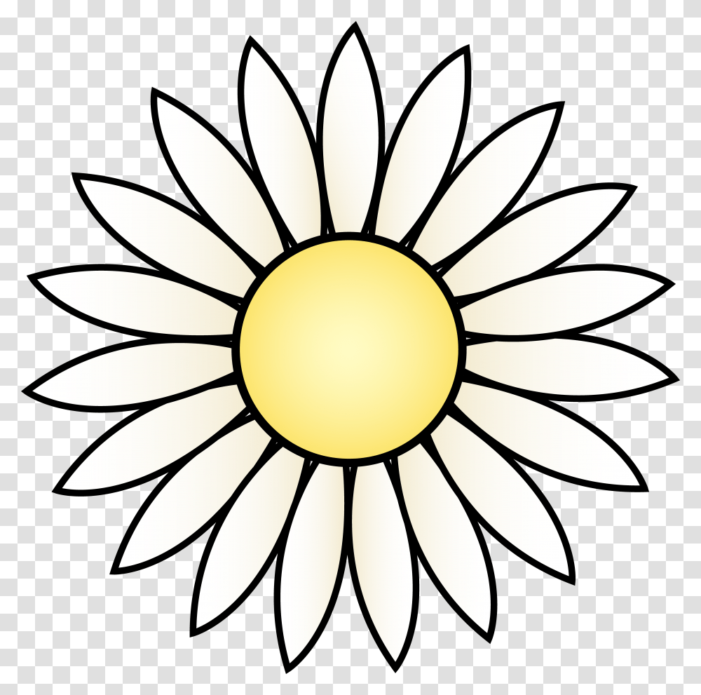 Background Sunflower Clipart Black And White, Pattern, Plant, Blossom, Floral Design Transparent Png