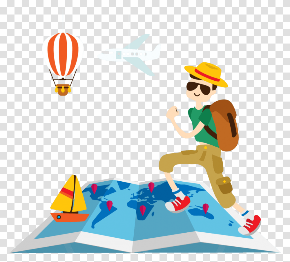 Background Travel, Person, Human, Airplane, Aircraft Transparent Png
