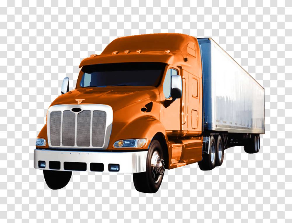 Background Truck, Vehicle, Transportation, Moving Van, Trailer Truck Transparent Png