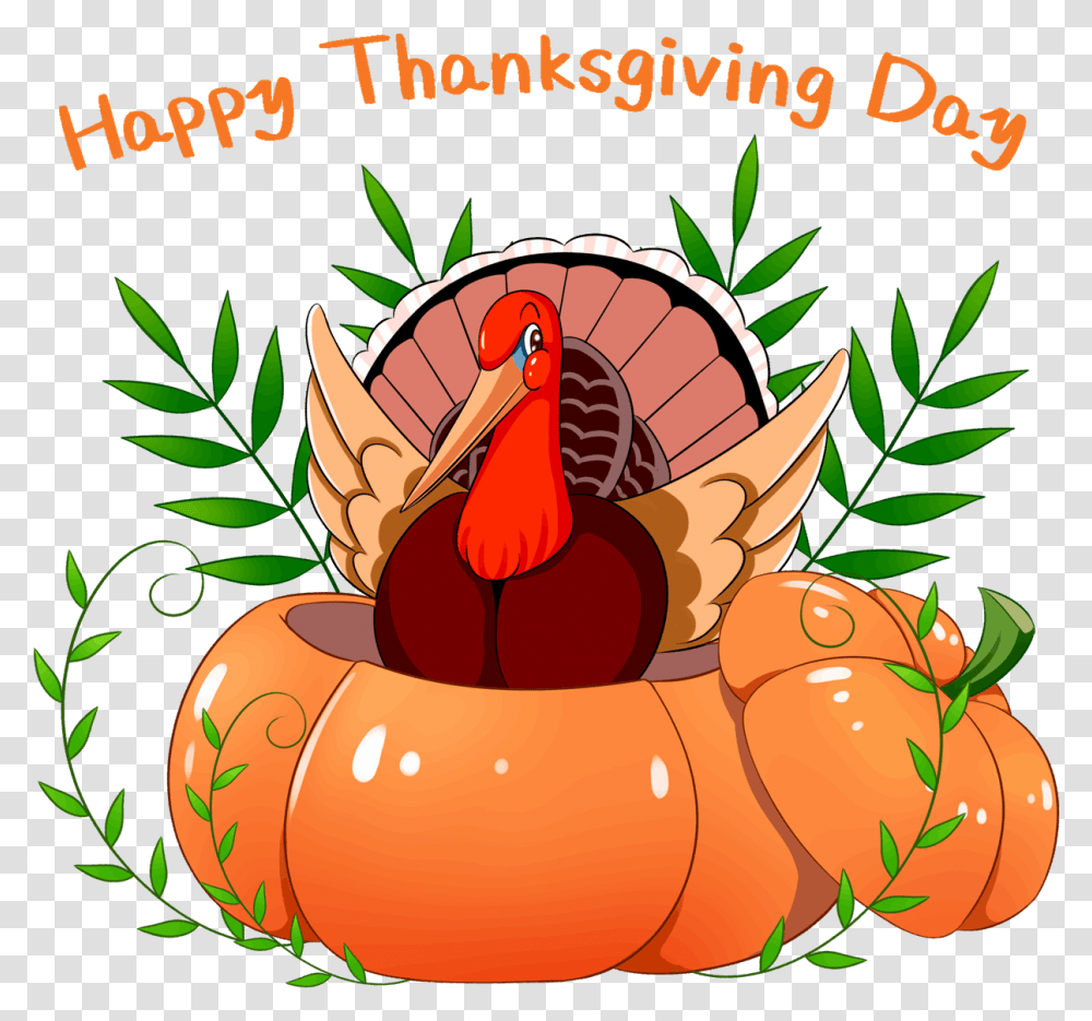 Background Turkey Happy Thanksgiving, Plant, Meal, Food, Animal Transparent Png