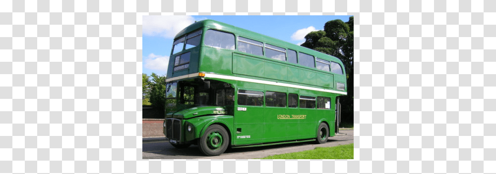Background Ultra Full Vintage Bus Double Decker Bus, Vehicle, Transportation, Tour Bus Transparent Png
